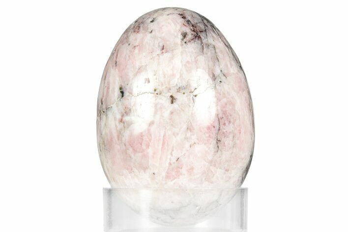 Polished Strawberry Quartz Egg - South Africa #356214